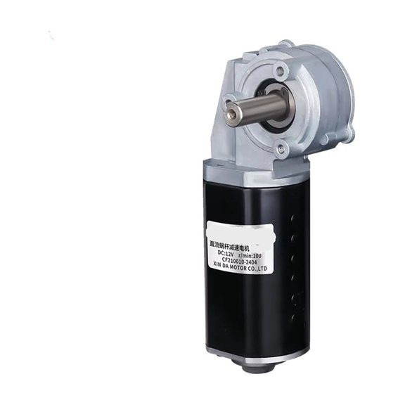 DC Reduction Motor with High Torque Right Angle Worm Gearbox