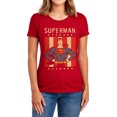 thumbnail image 1 of DC Retro Liberty Women's T Shirt, Red, Small, 1 of 6