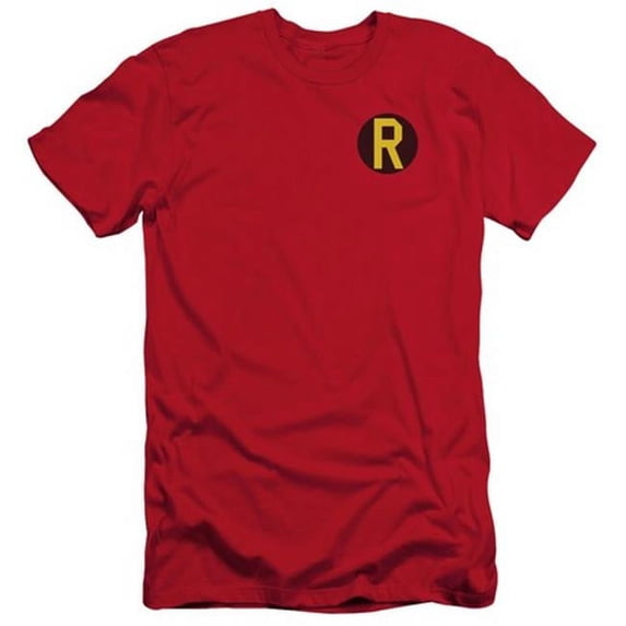 DC-Robin Logo - Short Sleeve Adult 30-1 Tee - Red- 2X