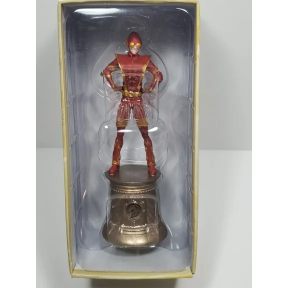 DC SUPERHERO CHESS FIG COLL MAG #80 JOHNNY QUICK WHITE KNIGHT EAGLEMOSS t2