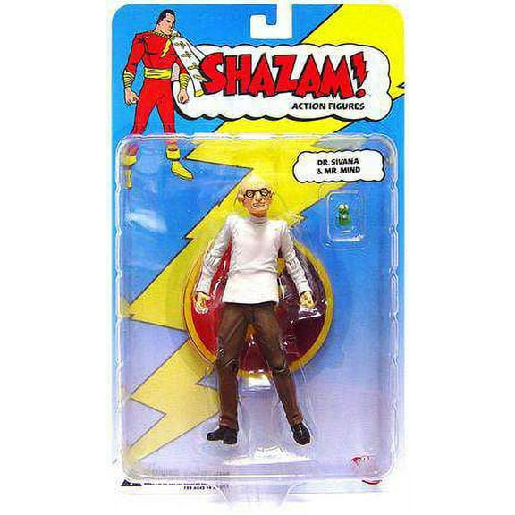 DC Shazam Dr. Sivana with Mr. Mind Action Figure