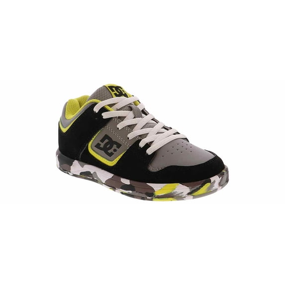 DC Shoes Cure Lo Elastic Youth Boys' (11-3) Skate Sneaker | ADBS700094-GY1 Grey