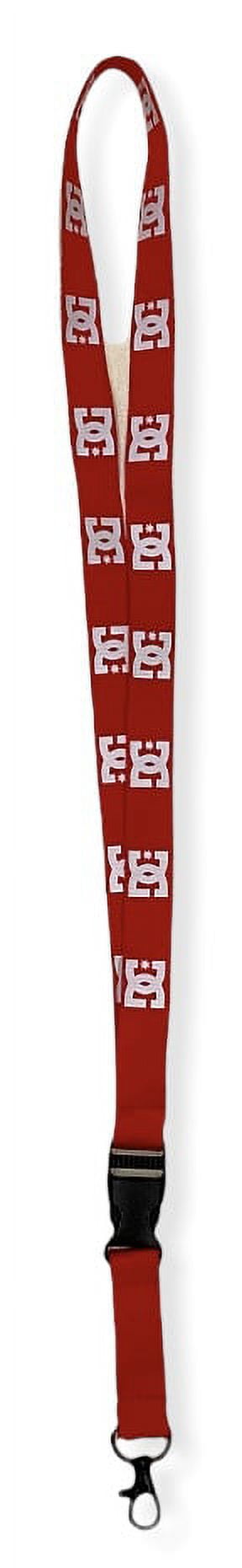 DC Shoes Logo Lanyard With Removable End Clip (Red) - Walmart.com