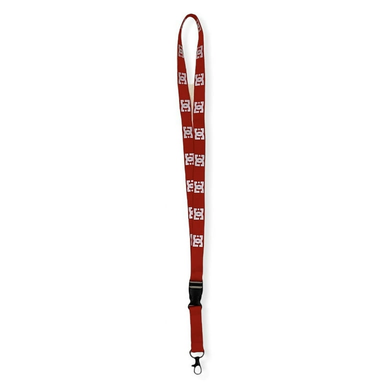 End Shoes Lanyard Removable (Red) Logo With Clip DC