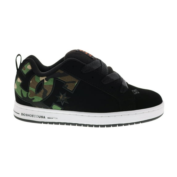 DC Shoes Men's Court Graffik Shoes Black Camouflage - 300529-CA2