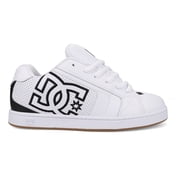 DC Shoes Mens NET Skate Shoe White/Black - DC01774113-WHTBLK