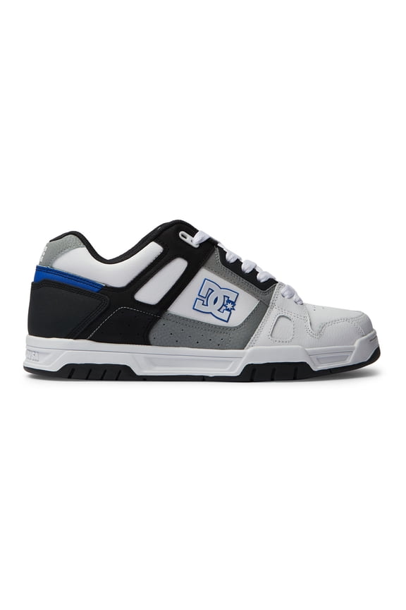 Mens Stag Shoes White/Grey/Blue - 320188-HYB WHITE/GREY/BLUE