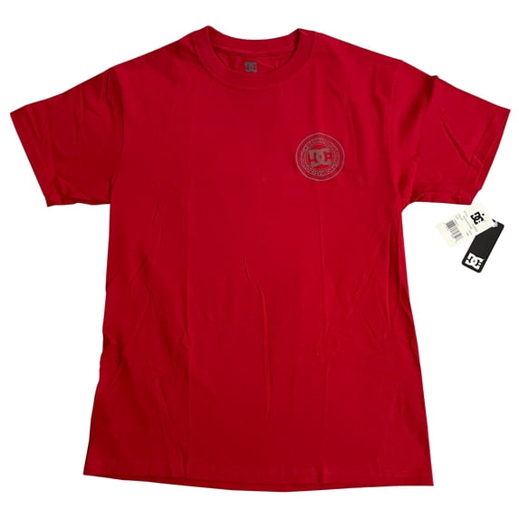 DC Skateboarding Men's Short-Sleeve Graphic T-Shirt (Red, Small, S)