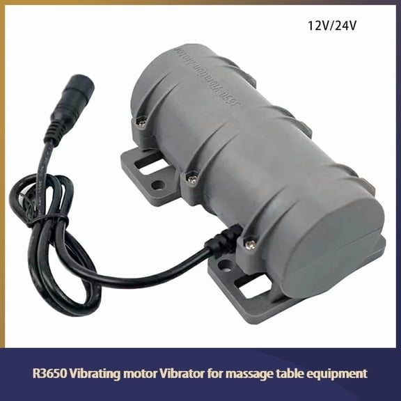 DC Small Vibration Motor Speed Adjustable DC 12V 24V for Warning Systems Massage Bed Chair 3800RPM