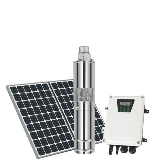 DC Solar Submersible Deep Tube Well Water Pump Kits MPPT Controller Diy Mini Solar Panel ,Water Circulation