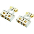 thumbnail image 1 of DC Sound DBTC300PN 0/2/4/6/8 AWG Single Positive & Negative Power Battery Terminal Connectors ChromeDC Sound DBTC300PN 0/2/4/6/8 AWG Single Positive & Negative Power Battery Terminal Connectors Chrome, 1 of 8