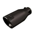 thumbnail image 1 of DC Sports EX-1012B Performance Bolt-On Resonated Muffler Slant Tip with Clamps and Adapters for Universal Fitment on Most Cars, Sedans, and Trucks - Matte Black Powdercoat, 1 of 3