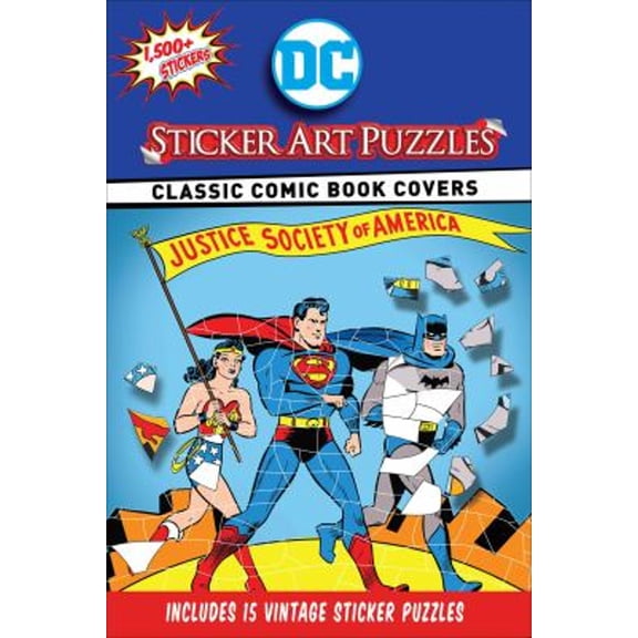 Pre-Owned DC Sticker Art Puzzles (Paperback) 1684128935 9781684128938