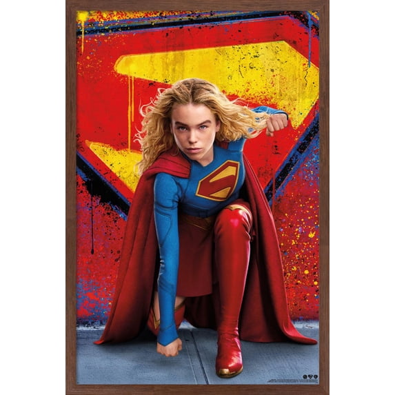 DC Studios Supergirl 2026 Landing Punch Wall Poster 22 375 X 34 dc-studios-supergirl-2026-landing-punch-wall-poster-22-375-x-34