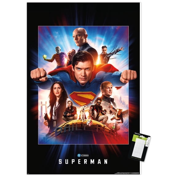 DC Studios Superman (2025) - Group One Sheet Wall Poster, 22.375" x 34"