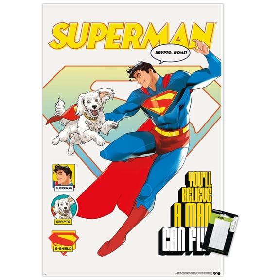 DC Studios Superman (2025) - Illustrated Duo Wall Poster, 22.375" x 34"