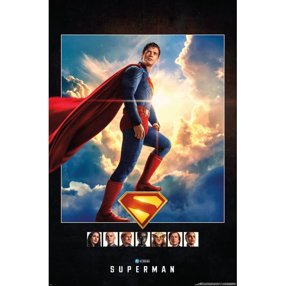 DC Studios Superman (2025) - Standing One Sheet Wall Poster, 14.725" x 22.375"