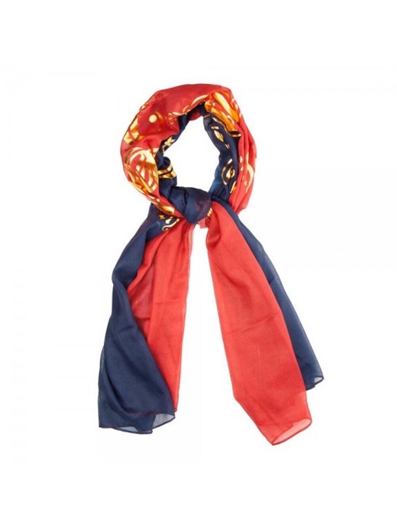 DC Suicide Squad Property of Joker Gold Print Logo Soft Polyester Scarf