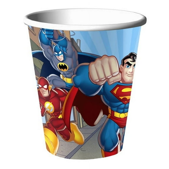 DC Super Friends 9oz Paper Cups (8ct)