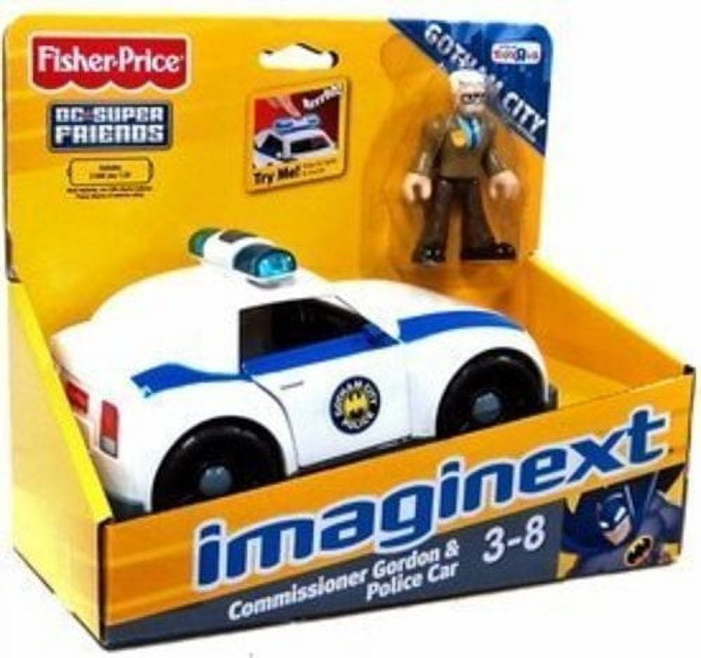 DC Super Friends Imaginext Commissioner Gordon Police Car Figure