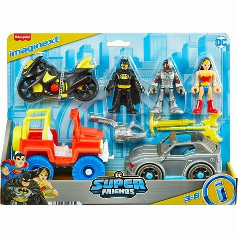 DC Super Friends Imaginext Cyborg, Wonder Woman & Batman Figure