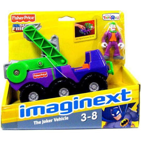 DC Super Friends Imaginext Joker with Vehicle Figure Set