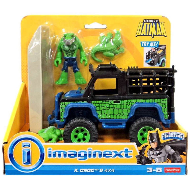 DC Super Friends Imaginext K. Croc & 4x4 Figure Set - Walmart.com