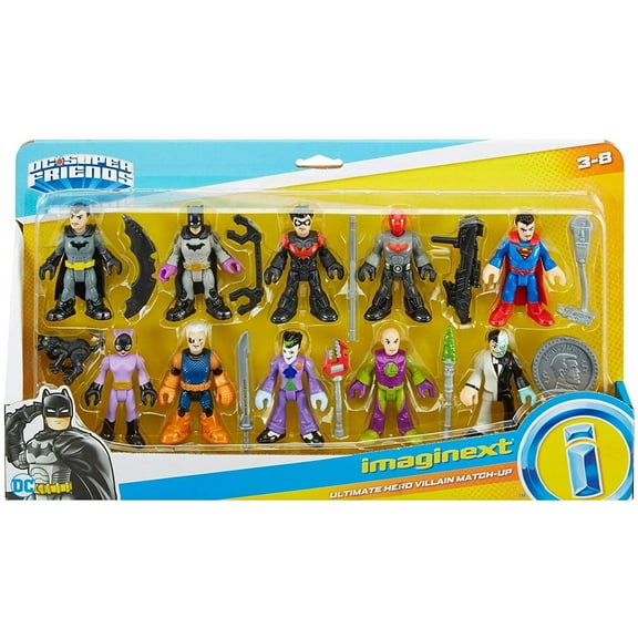 DC Super Friends Imaginext Ultimate Hero Villain Match-Up Figure Set