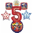 thumbnail image 1 of DC Super Hero Girls 5th Birthday Party Supplies and Balloon Decorations, 1 of 6