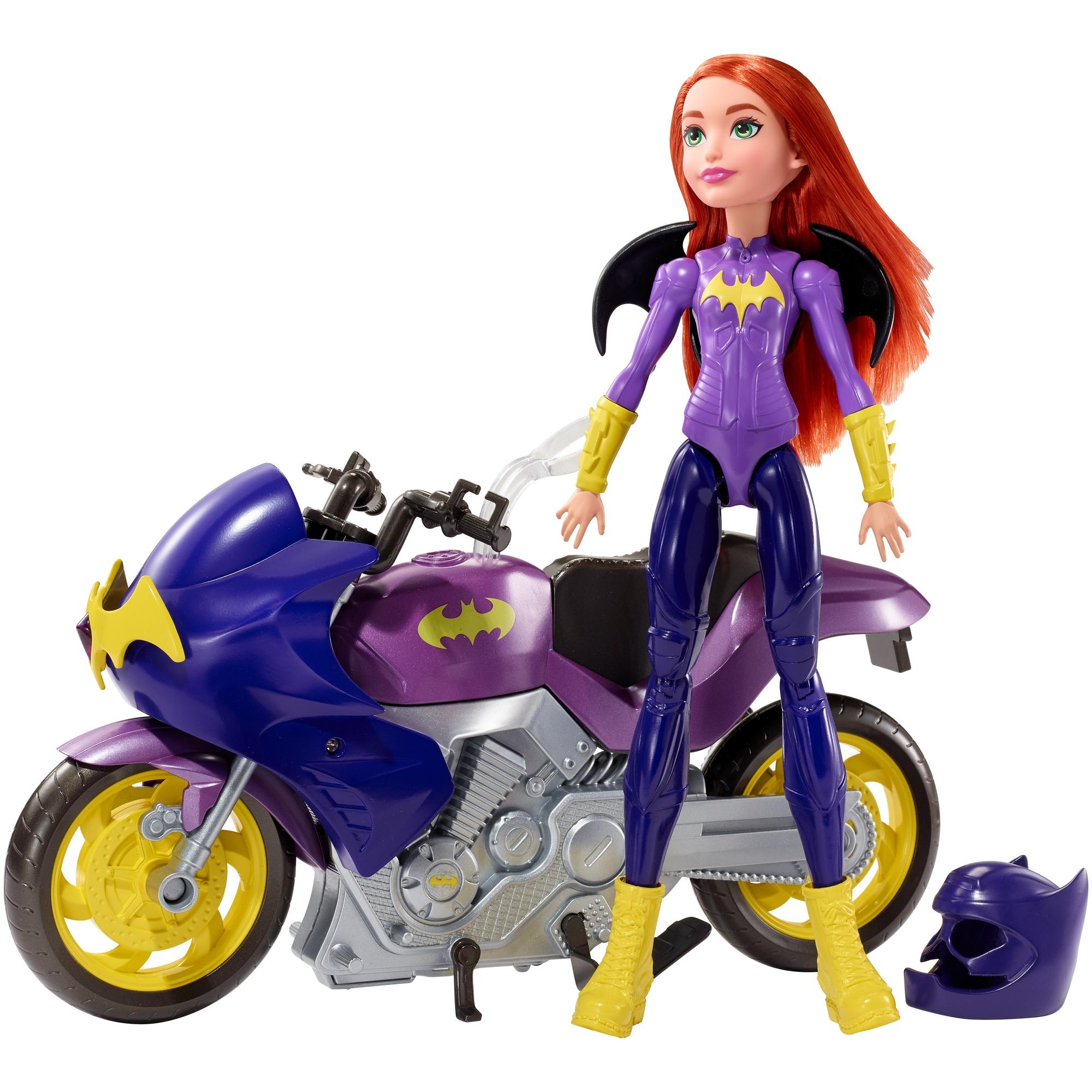 DC Super Hero Girls Batgirl Doll and Batcycle Vehicle Set - image 1 of 12
