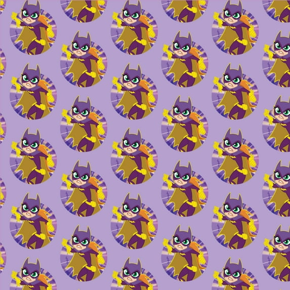 DC Super Hero Girls Batgirl Premium Roll Gift Wrap Wrapping Paper