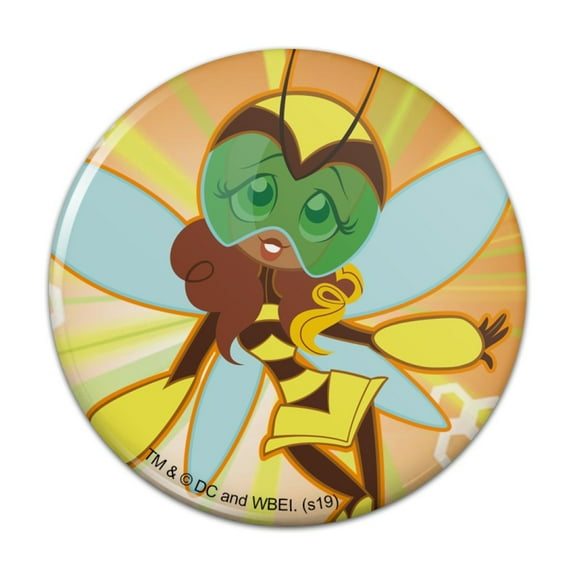 DC Super Hero Girls Bumblebee Kitchen Refrigerator Locker Button Magnet