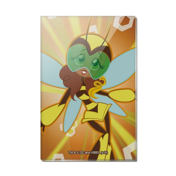 DC Super Hero Girls Bumblebee Rectangle Acrylic Fridge Refrigerator Magnet