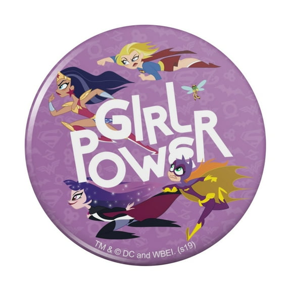 DC Super Hero Girls Girl Power Pinback Button Pin