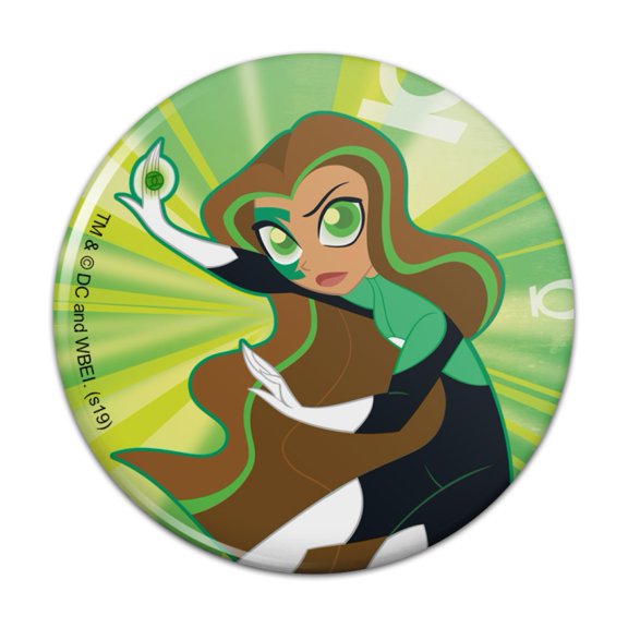 DC Super Hero Girls Green Lantern Kitchen Refrigerator Locker Button Magnet