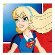 AMSCAN DC Super Hero Girls Party Supplies Beverage Napkins 16ct.