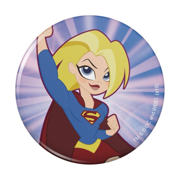DC Super Hero Girls Supergirl Pinback Button Pin