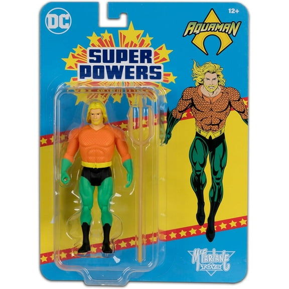 DC Super Powers 4 Inch Action Figure Wave 10 Crowdfunded Exclusive - Aquaman Matte Orange Suit