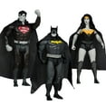 thumbnail image 1 of DC Super Powers Batman, Superman  Wonder Woman Black  White Accent Edition Gold - 3 Pack - SDCC, 1 of 5