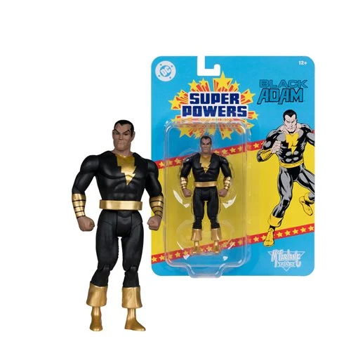 DC Super Powers Wave 14 Black Adam 4.5-Inch Action Figure Entertainment Earth Exclusive