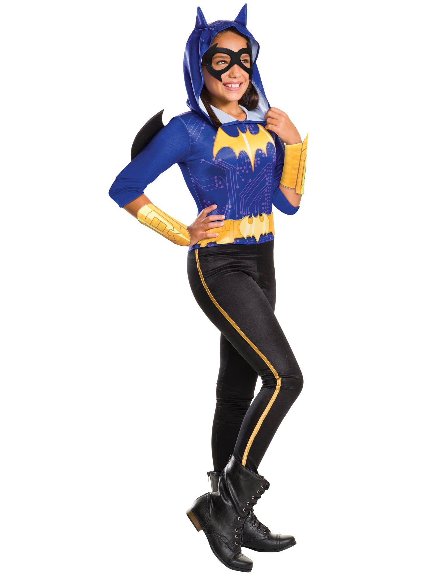 Rubie's Harley Quinn Batgirl Girl's Halloween Fancy-Dress Costume for Tween, L