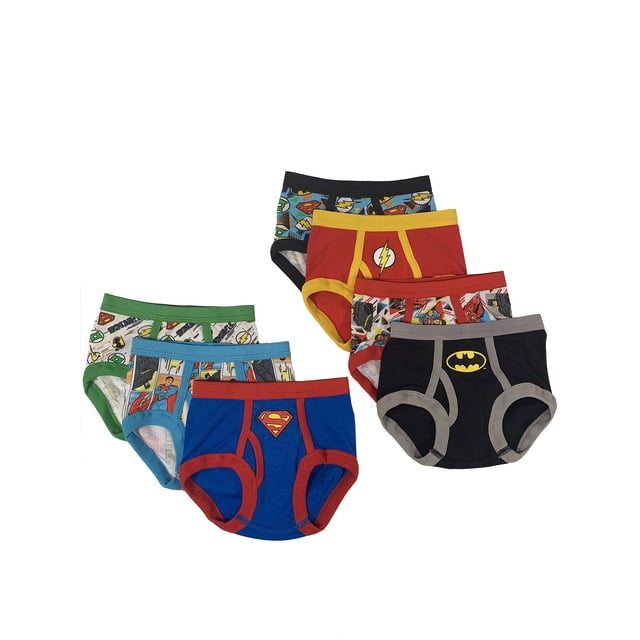 DC Superfriends Toddler Boys Underwear, 7-Pack