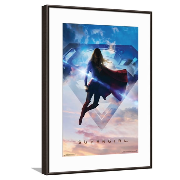 DC Supergirl (2015) - One Sheet Canvas Wall Poster, 14.725" x 22.375"