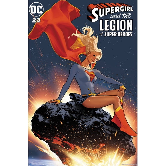 DC Supergirl (Comic) - Legion of Super-Heroes #23 Wall Poster, 14.725" x 22.375"