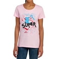 thumbnail image 1 of DC Superhero Girls Be Super Women's T Shirt, Pink, Small, 1 of 6