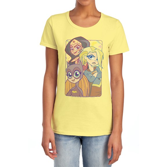 DC Superhero Girls Dont Box Us in Women's T Shirt, Banana, 2X-Large