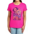 thumbnail image 1 of DC Superhero Girls Dont Box Us in Women's T Shirt, Hot Pink, Small, 1 of 6