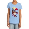 thumbnail image 1 of DC Superhero Girls Supergirl Women's T Shirt, Light Blue, Large, 1 of 6