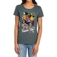 thumbnail image 1 of DC Superhero Girls Team Up Women's T Shirt, Charcoal, X-Large, 1 of 6