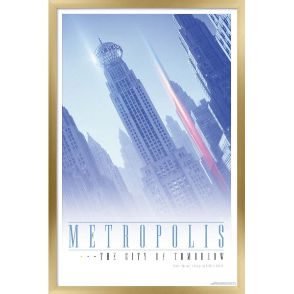 DC Superman (Comic) - Metropolis Extraordinary Wall Poster, 14.725" x 22.375" Framed